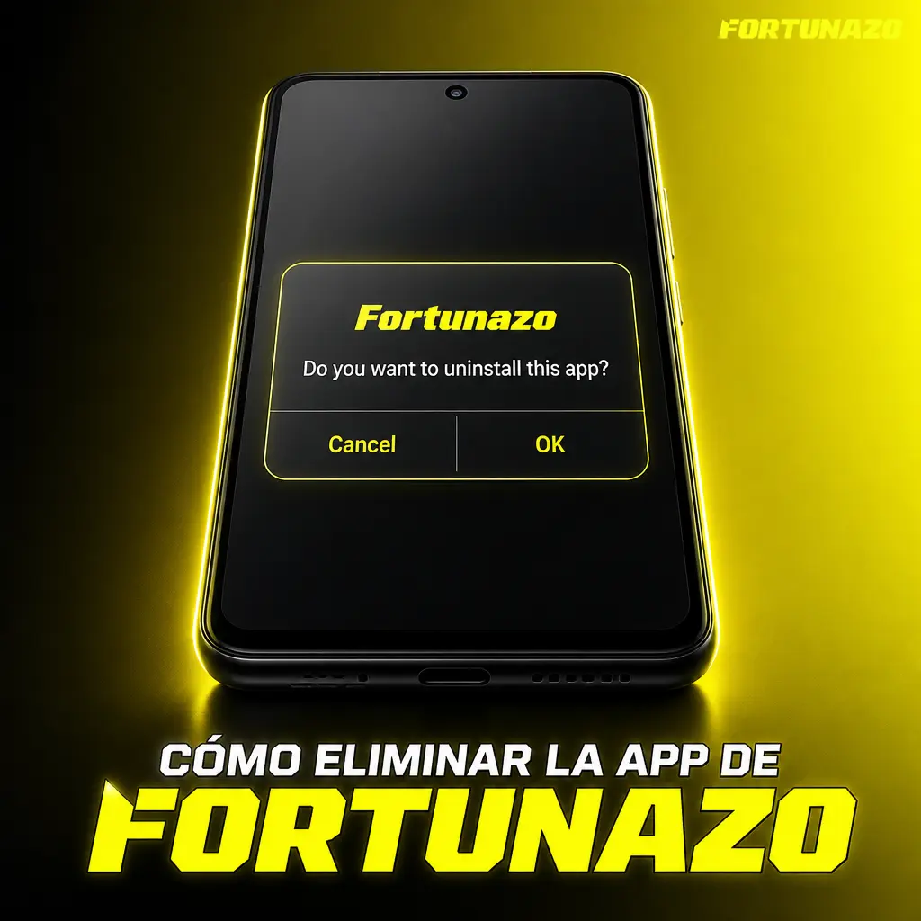 Pasos para desinstalar la app de Fortunazo en Android e iPhone sin perder tu cuenta ni historial de apuestas